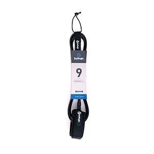 Surf Logic Leash Longboard 9 Knee / Black