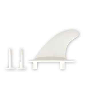 TAHE FIN SOFTBOARD (x1) + SCREWS (x2) - WHITE