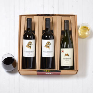 One Chardonnay & Two Red Blend Wine Box