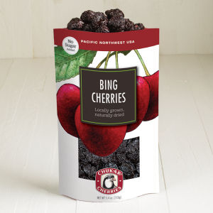 Dried Bing Cherries Zip Bag