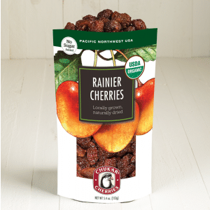 USDA Organic Dried Rainier Cherries Zip Bag