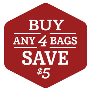 Buy 4 bags, save $5 icon