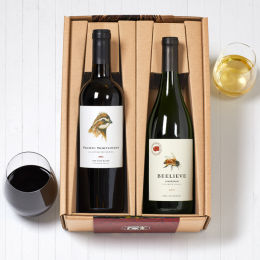 Columbia Valley Red Wine Blend & Chardonnay Wine Bottles Boxed