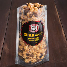 Cherry Pecan Caramel Corn Zip Bag