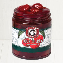 Sour Cherry Preserves Jar