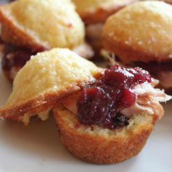 Cherry Turkey Muffin Appetizers