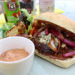 Bison Burger with Cherry Aioli