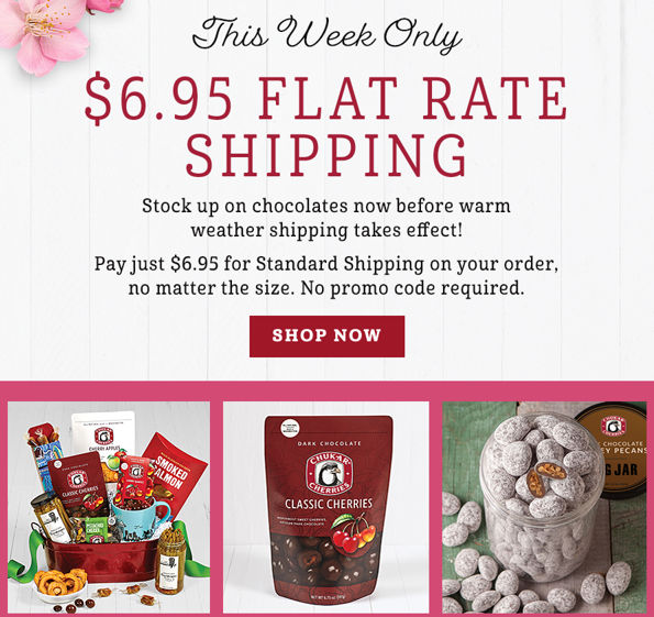 $6.95 flat rate shipping