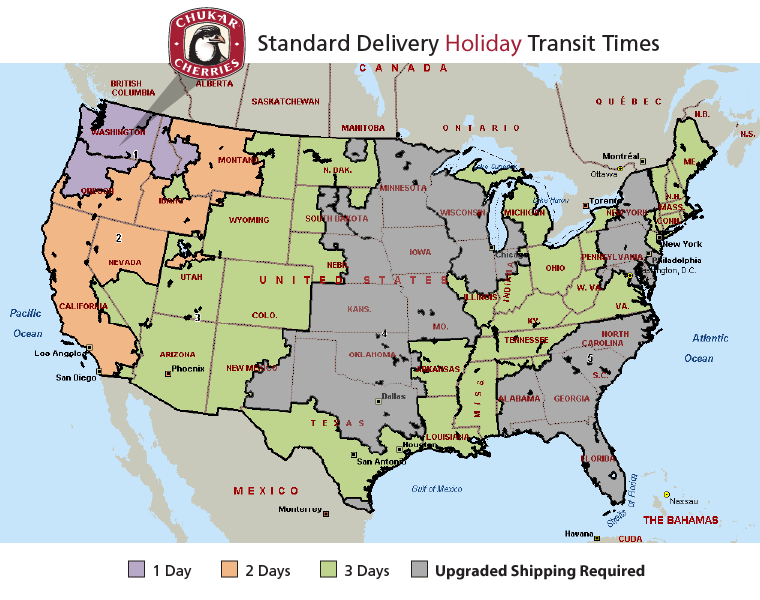 Christmas Delivery Map