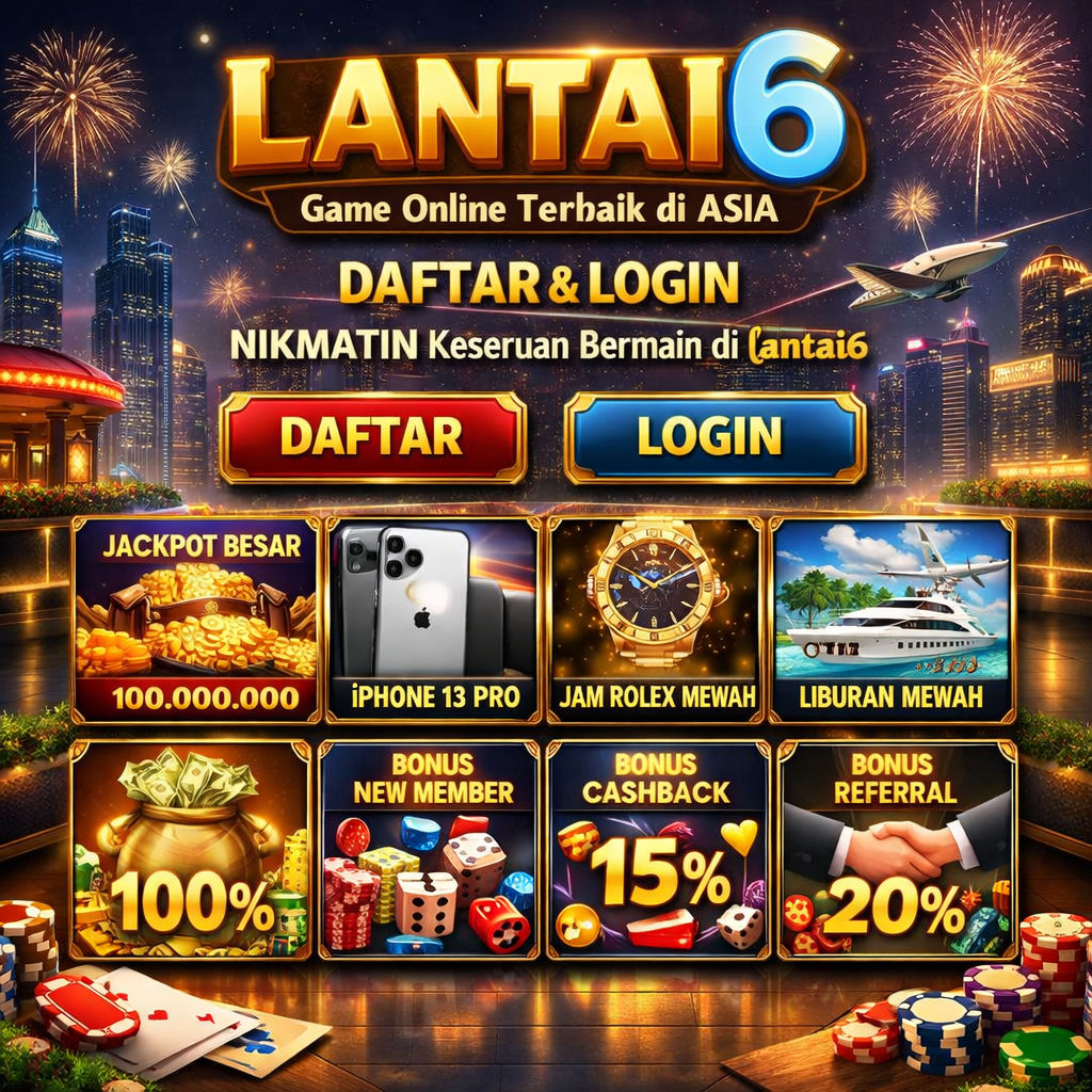 LANTAI6 ⚡ Halaman Game Online Premium Asia dengan Sensasi Main Tanpa Kalah