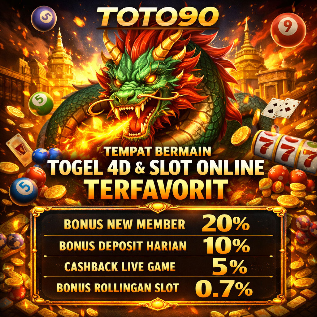 TOTO90 - Tempat Populer Bermain Togel 4D dan Slot Favorit