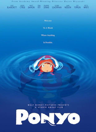 Ponyo sur la falaise