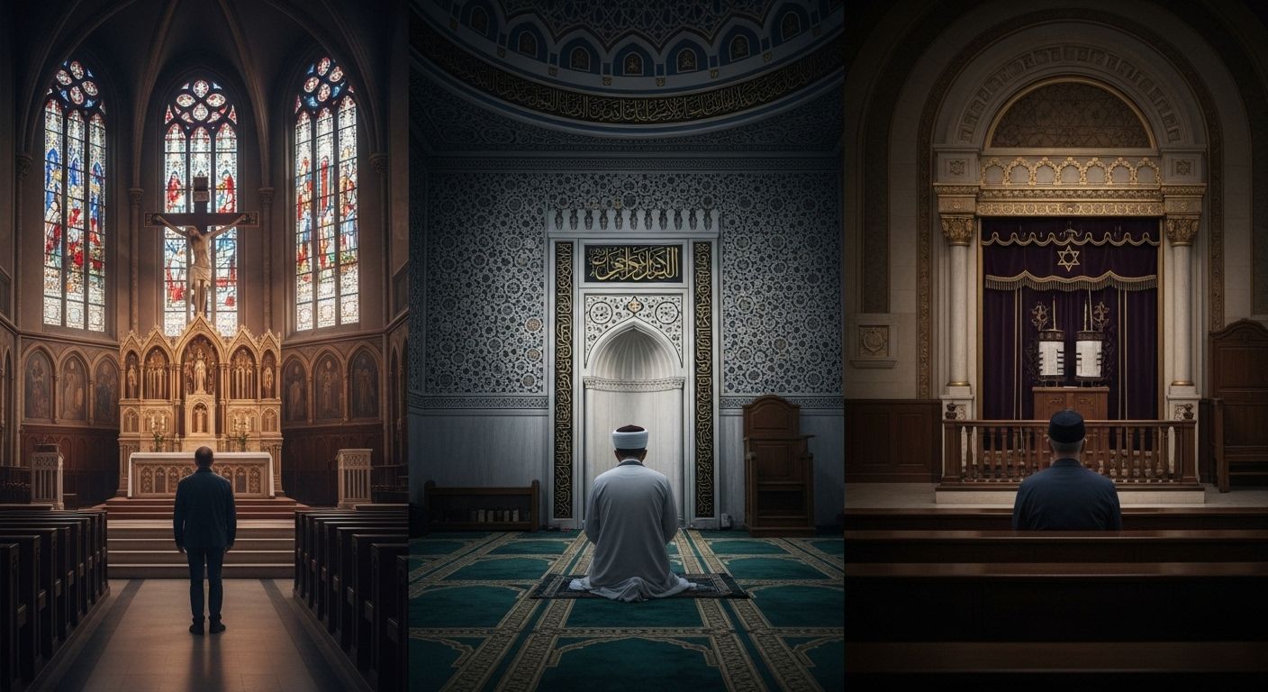 difference between christianity and islam and judaism