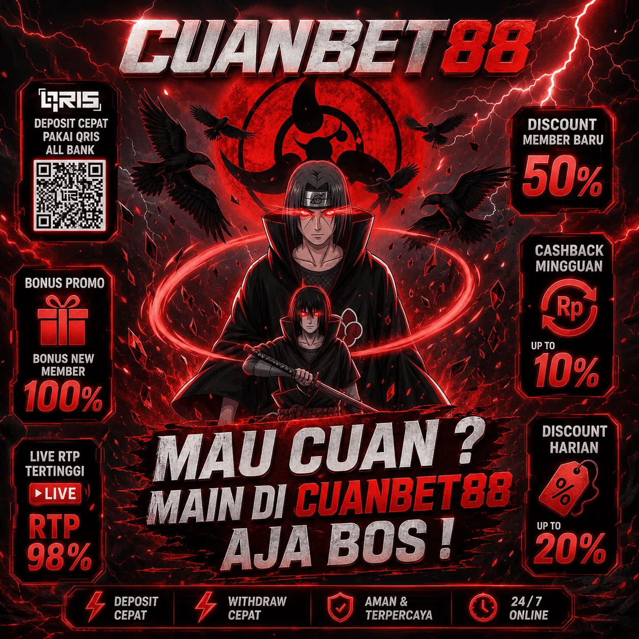 CUANBET88 Kawasan Slot Qris Gacor Hari Ini Pembayaran Instan Metode Gampang Cuan