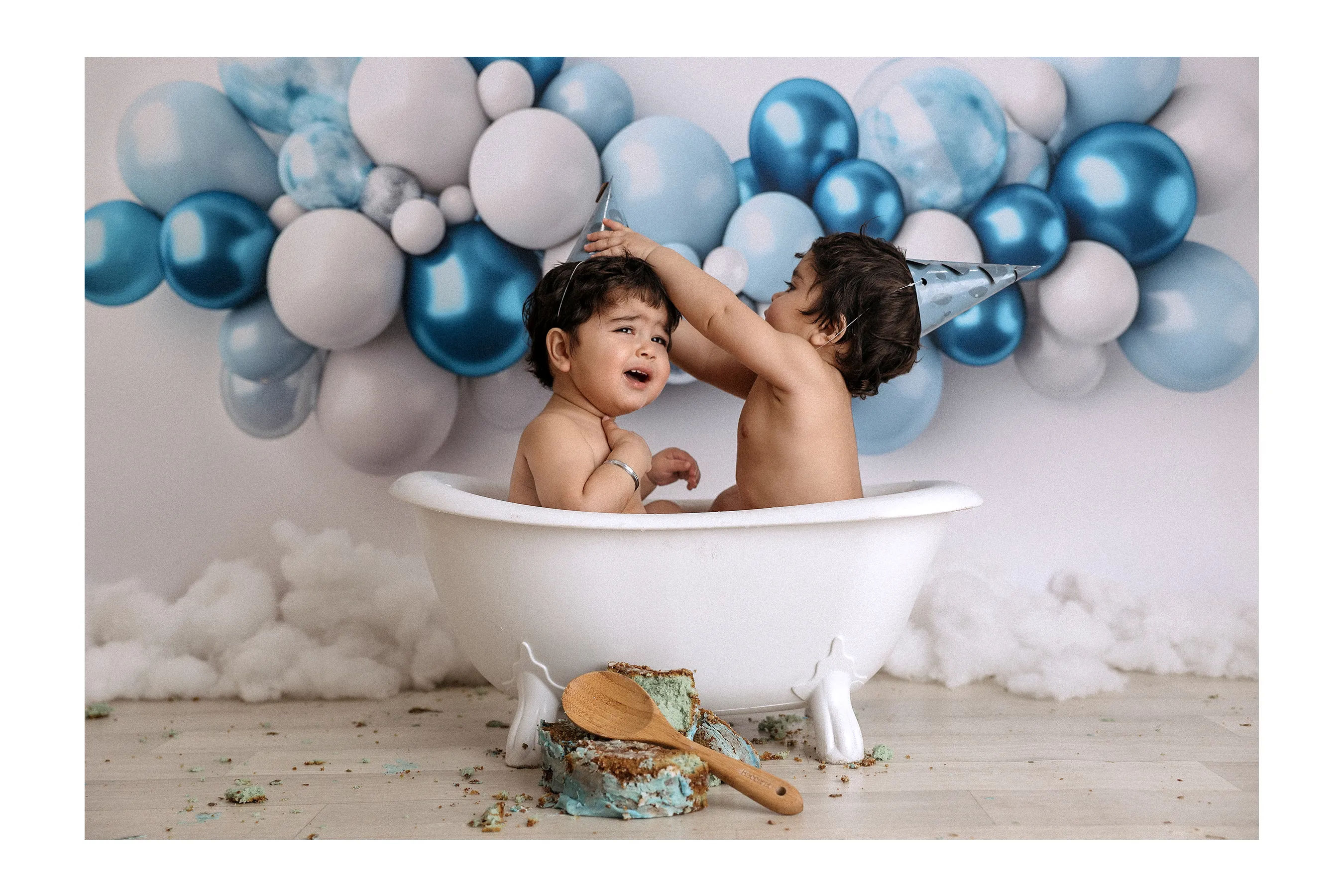 Newborn photography session by Rod, capturing natural moments