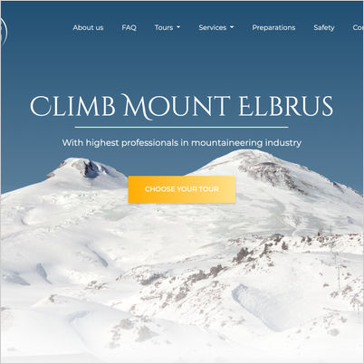 Корпоративный сайт для компании "Elbrus 360°"