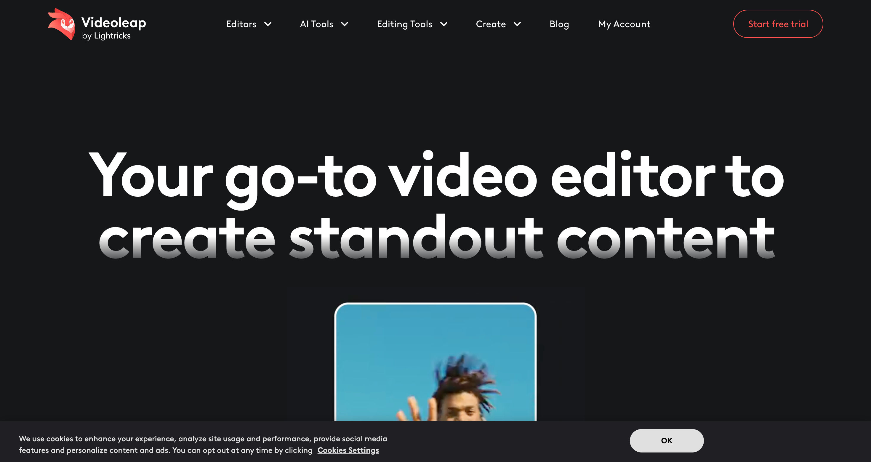 Videoleap AI Thumbnail