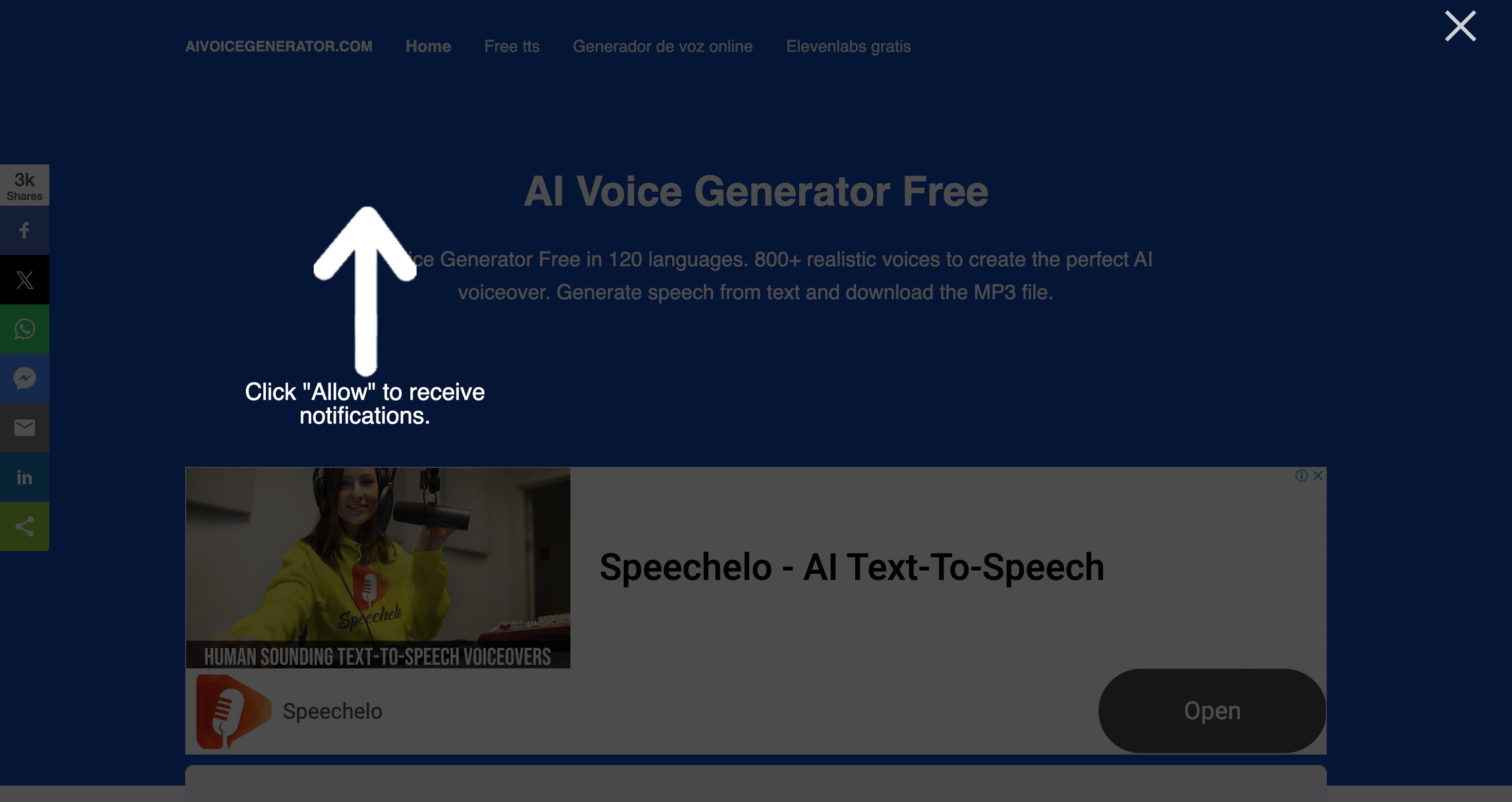 AI Voice Generator Thumbnail