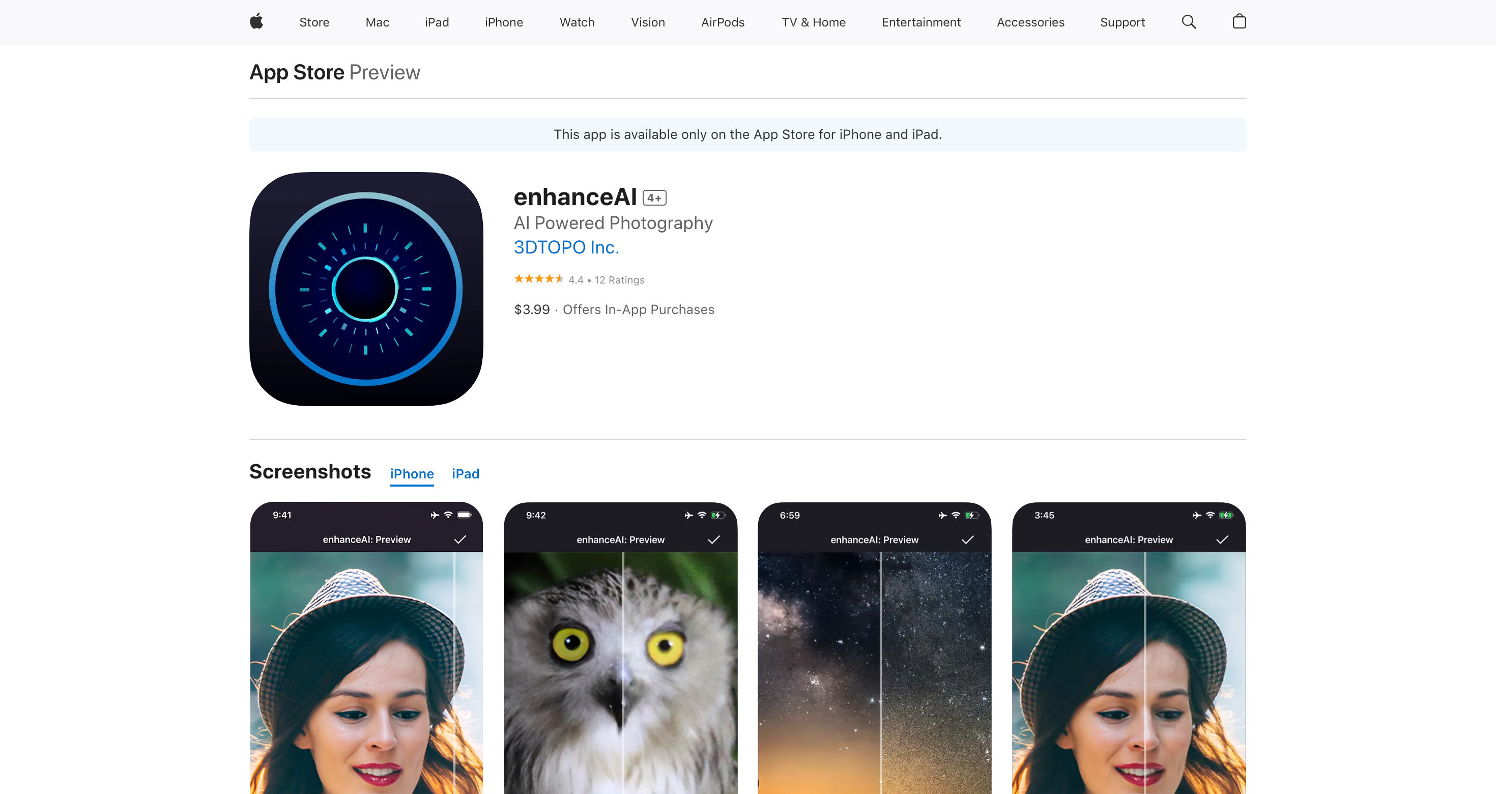 ‎enhanceAl on the App Store
