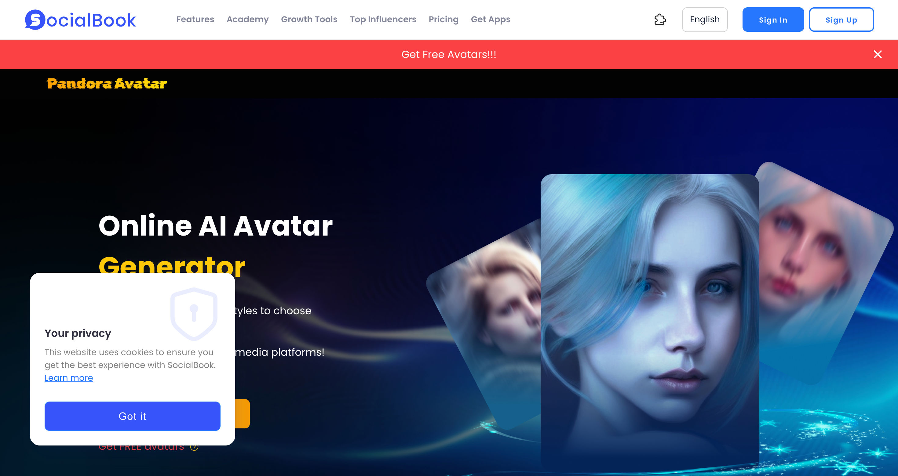 Pandora Avatars