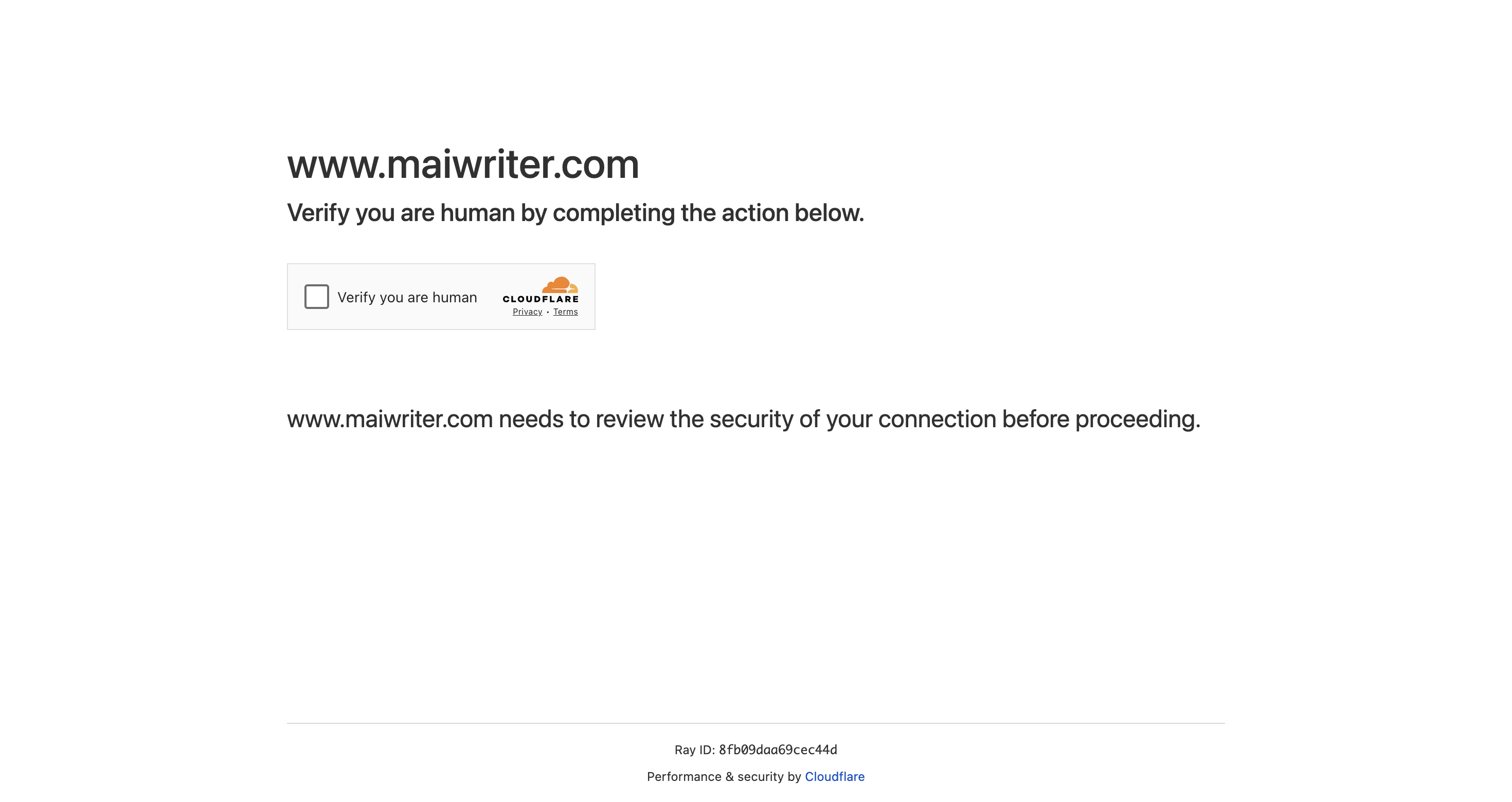 Maiwriter