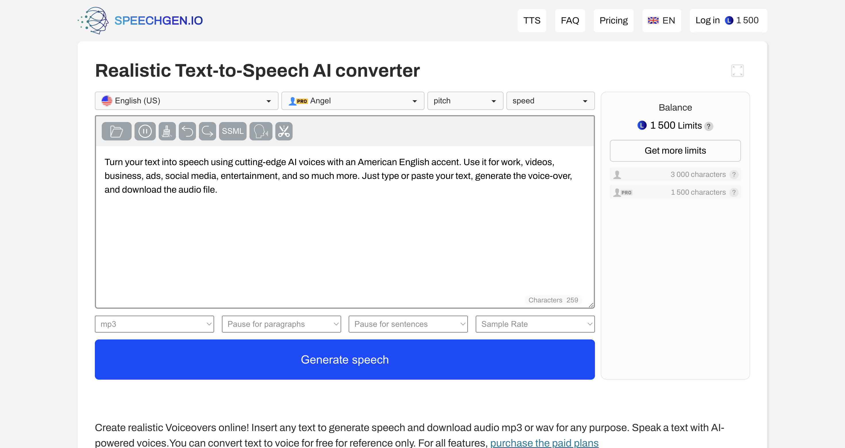 SpeechGen.io
