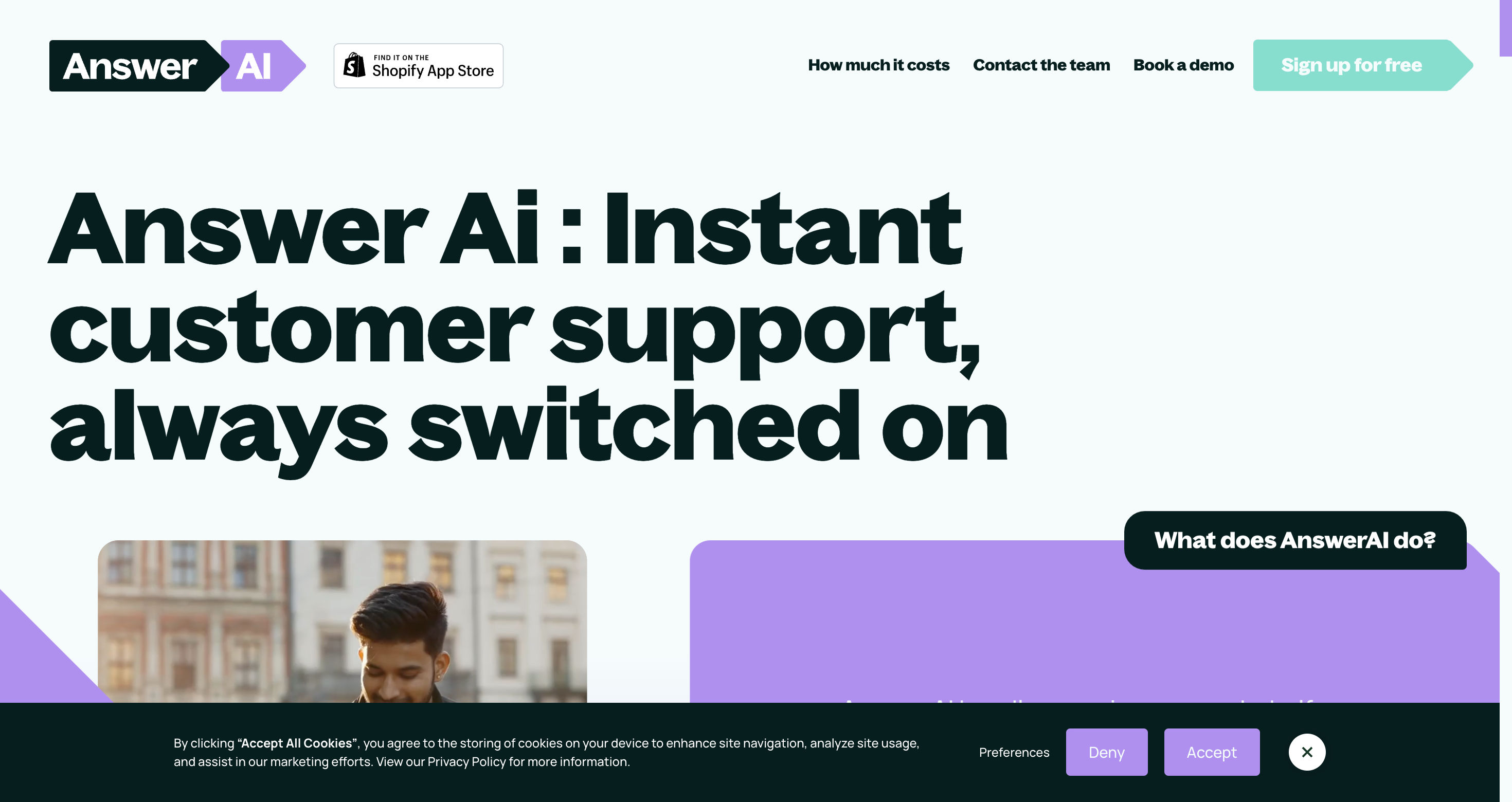 AnswerAI • Instant Customer Support, Always Switched On Thumbnail