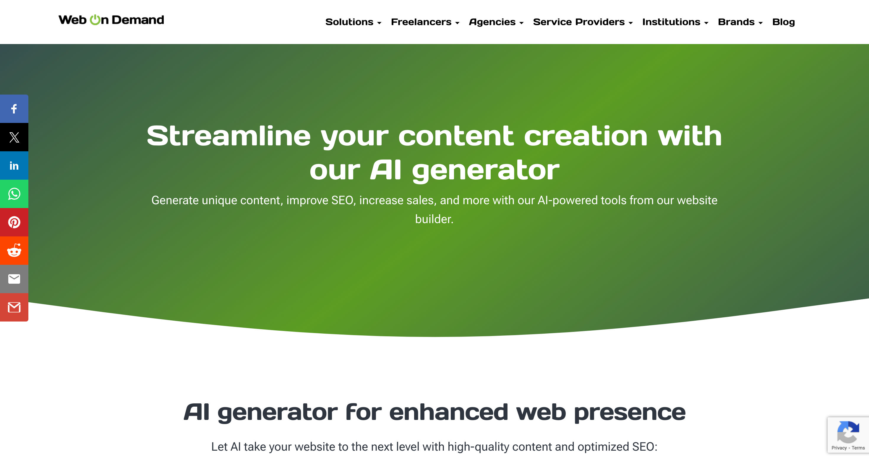 Web on Demand