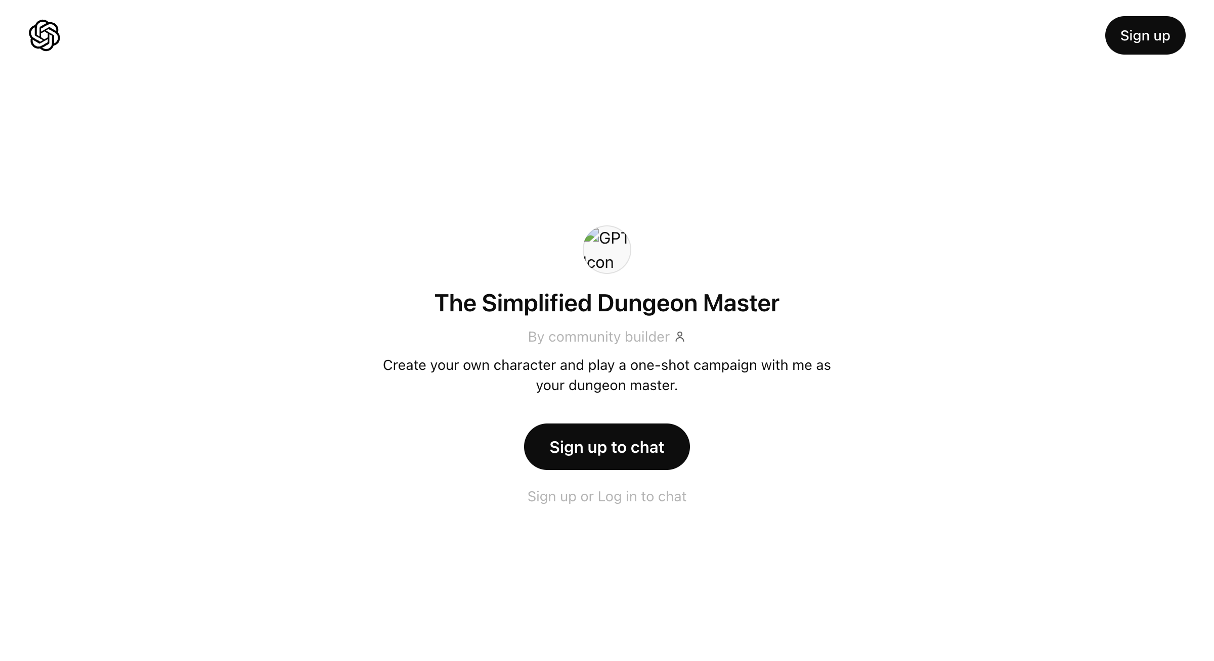 The Simplified Dungeon Master