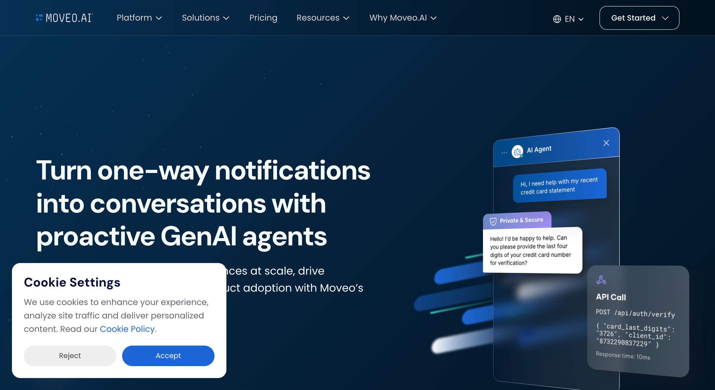 Transform CX with GenAI Agents | Mοveo.AI