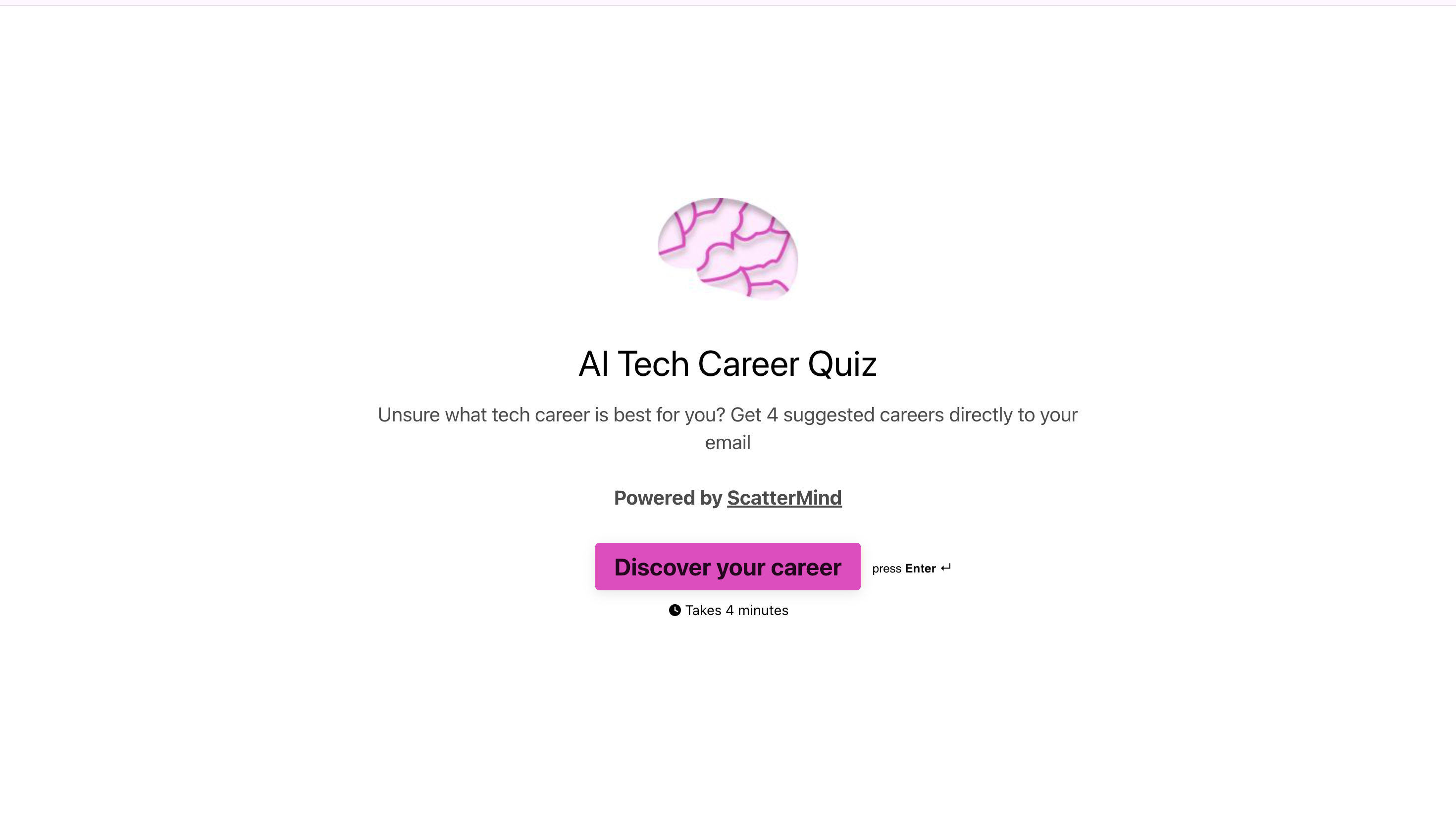 AI Career Quiz Thumbnail
