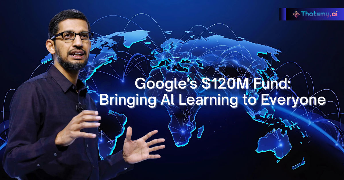 Sundar Pichai's $120 Million Plan to Make AI Education Global | ThatsMyAI