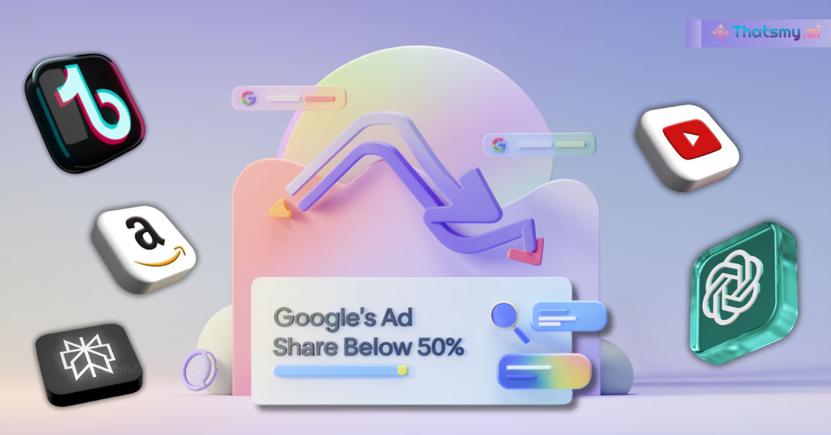 Google Search Ad Market Share Down to Almost 50% – What This Means for You | ThatsMyAI