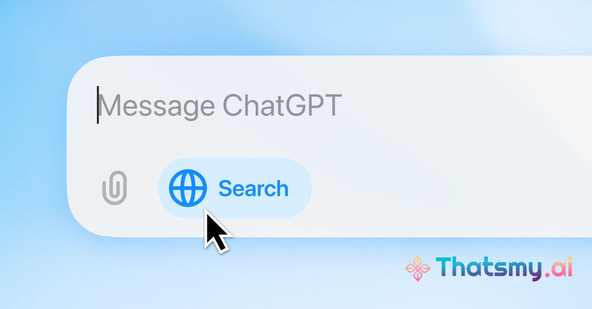 ChatGPT's New Search Feature | ThatsMyAI