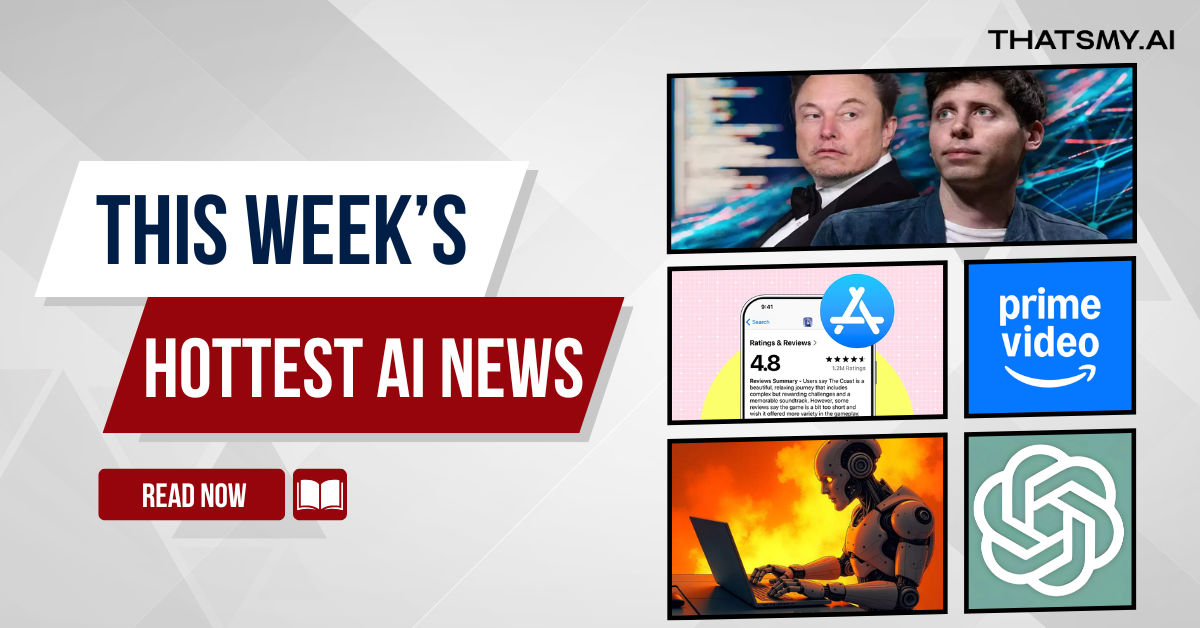 This Week in AI: OpenAI’s $20K Agents, Amazon’s AI Dubbing, and Musk’s Legal Fight