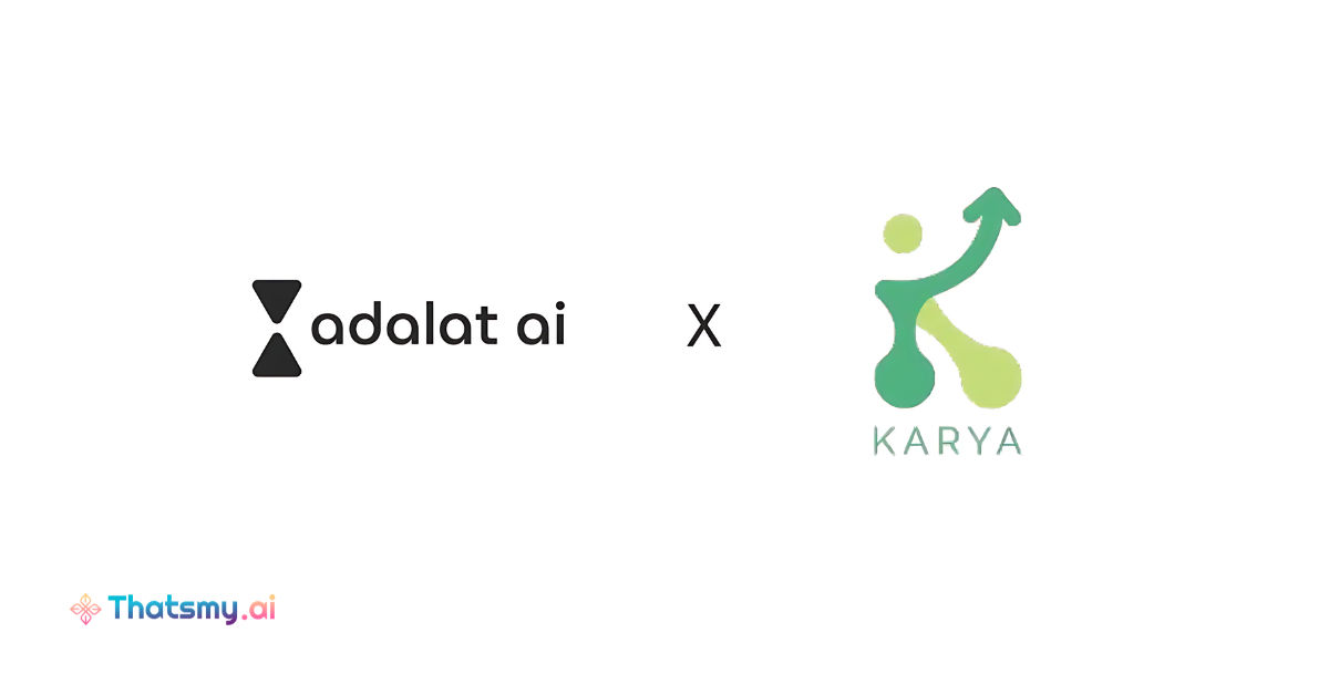 Adalat AI & Karya's Bold Move: Solving India’s Legal Backlog with AI | ThatsMyAI