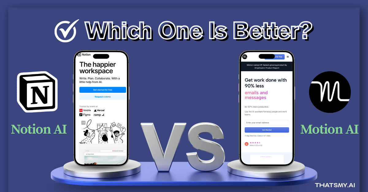 Notion AI vs Motion AI: Which One Will Actually Boost Your Productivity?