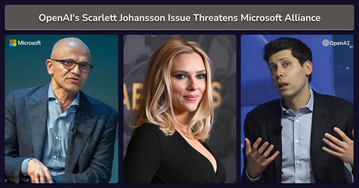 OpenAI Faces Backlash in Scarlett Johansson Voice Debacle, Strains Microsoft Ties | ThatsMyAI