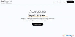 Meet LexLegis AI, India's Very Own Harvey AI for Legal Research | ThatsMyAI