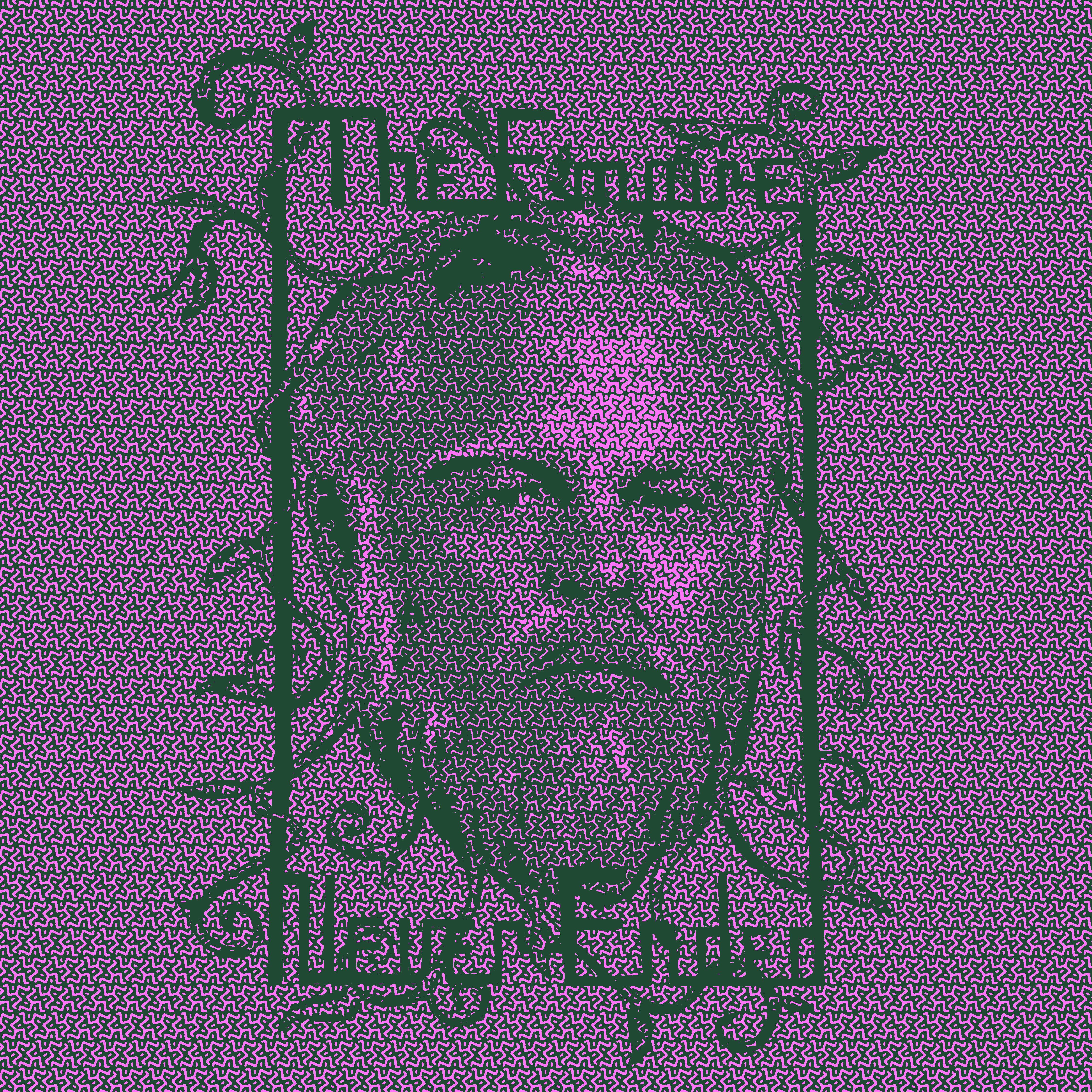stylized Philip K. Dick portrait: "The Empire Never Ended"
