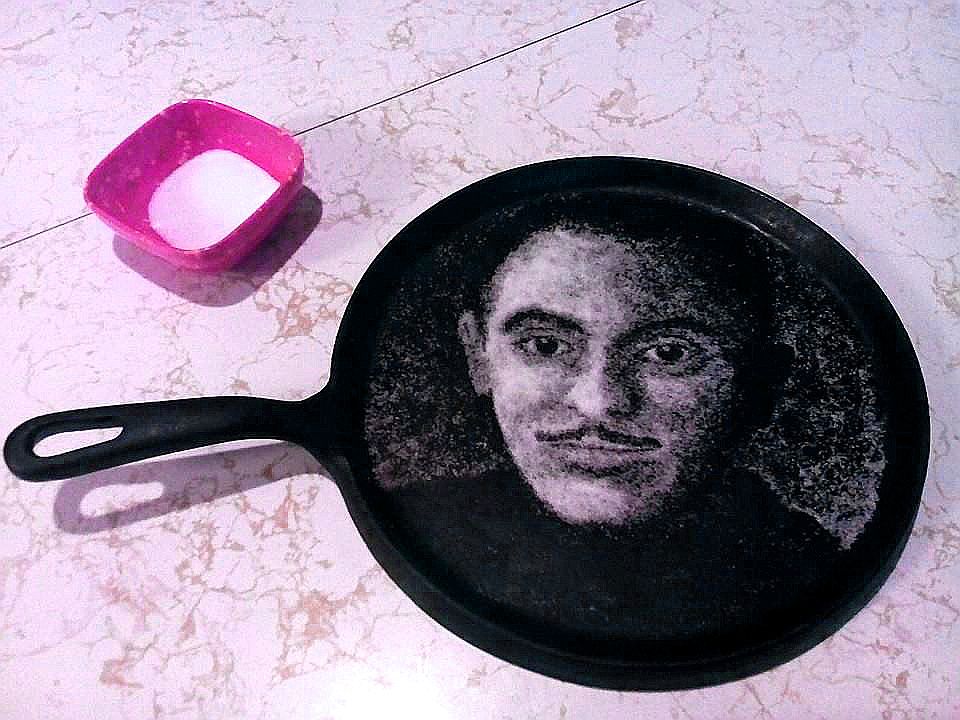 Django Reinhardt made from salt