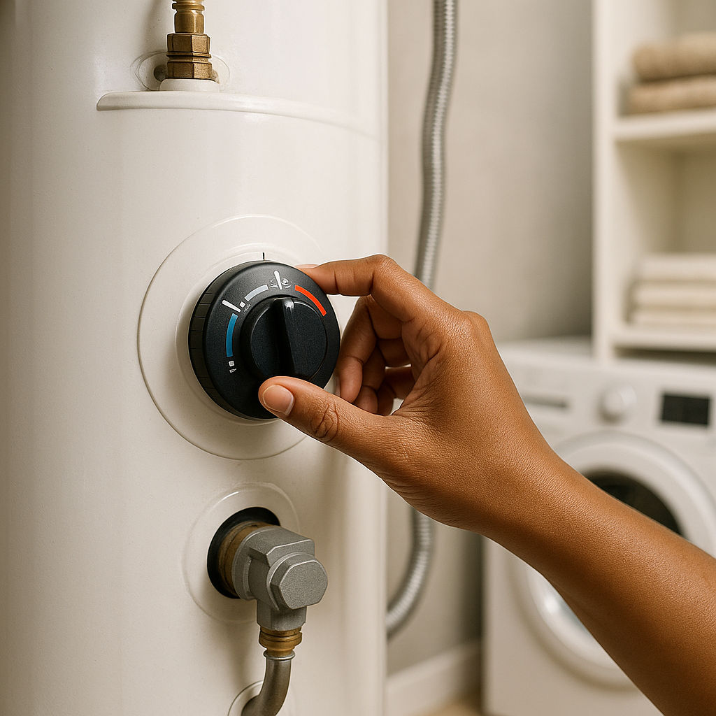 Check your water heater's set temperature