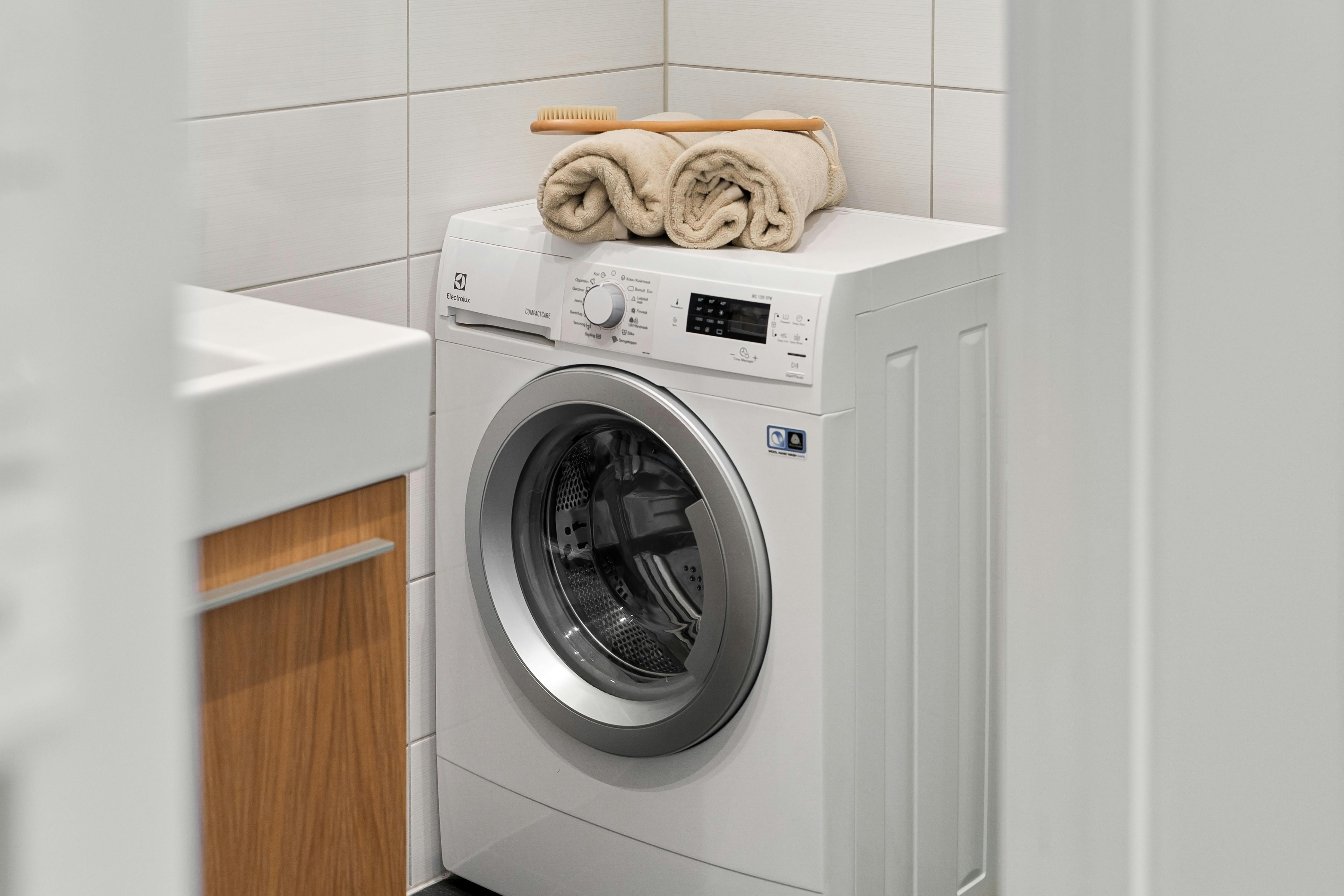 Use a cold cycle when washing clothes
