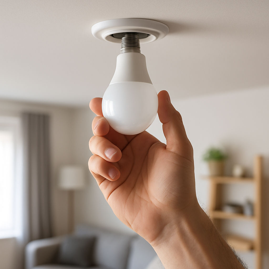 Try an LED light bulb