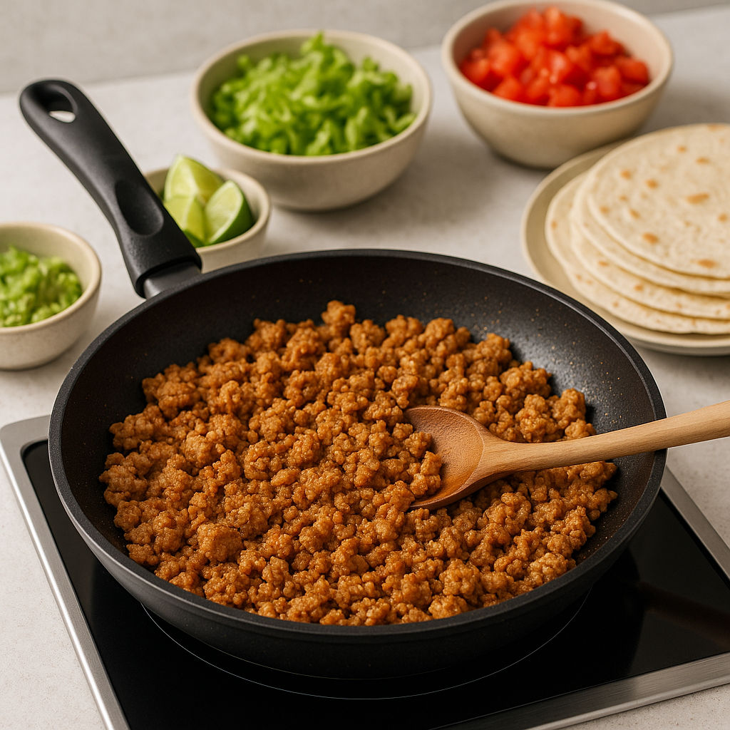 Try ground turkey instead of ground beef