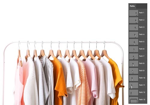 multiple clipping path