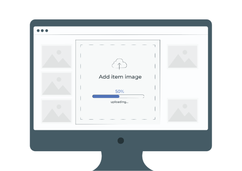 How it works - once approved the quote, upload images for work.