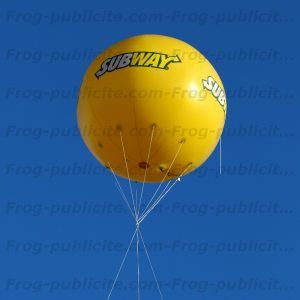 ballon hélium subway