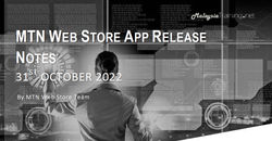 MTN Web Store App Release Notes 31 October 2022