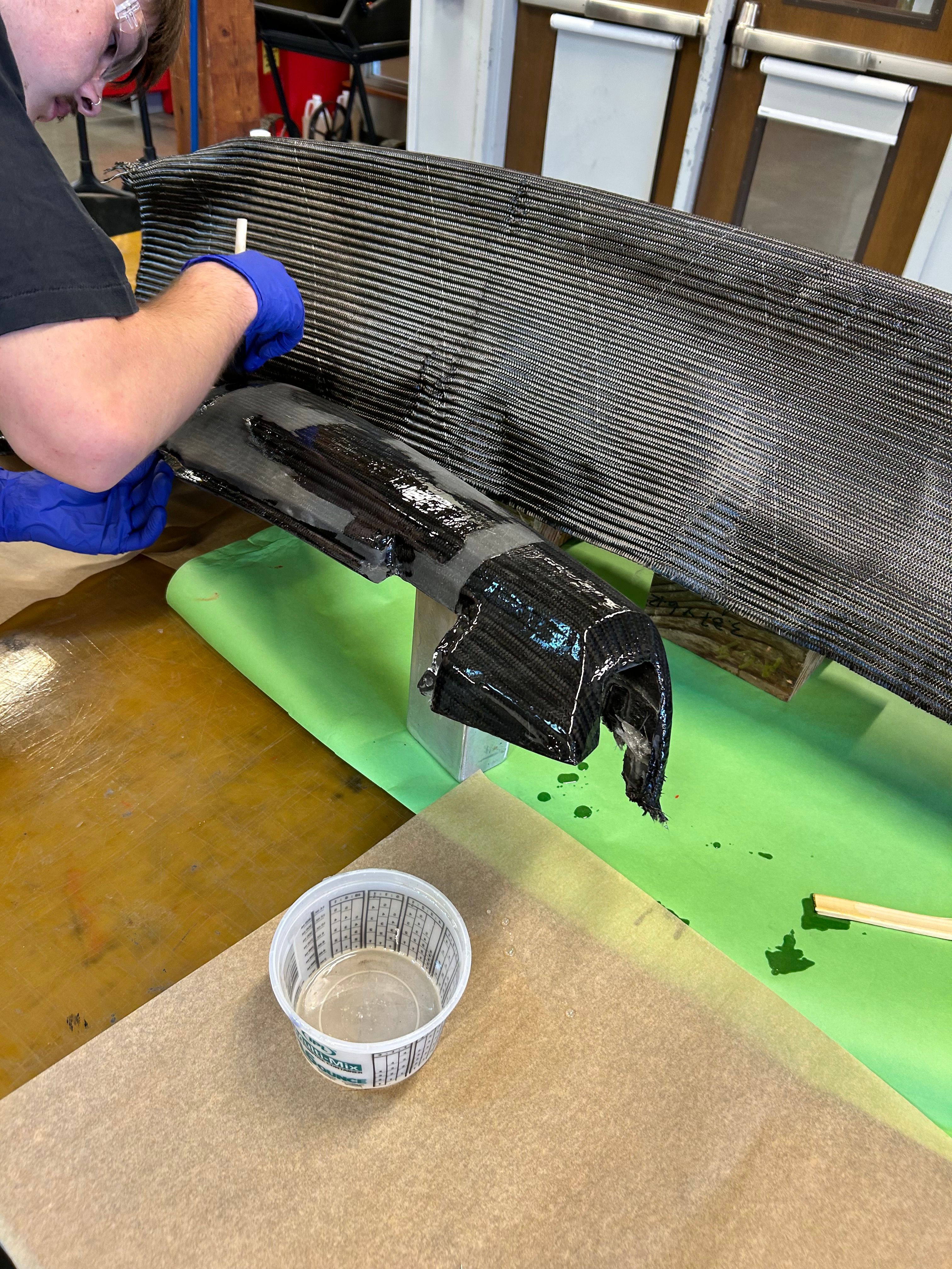 Carbon fiber detail 3